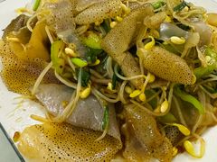 豆芽炒海蜇-霞海鸭仔饭店(海滨大道北店)