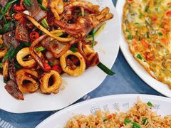葱爆鱿鱼筒-明记海鲜大排档(巽寮湾店)