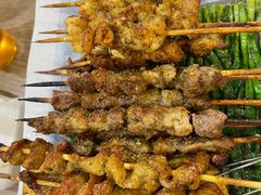 烤鸡皮-宝记烧烤·碳锅羊肉·羊蝎子火锅·夜食社(文体路创始店)