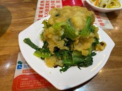 小白菜土豆泥-韩师傅老大同刀削面(北苑路店)