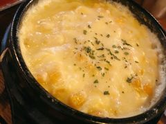 芝士玉米鸡蛋羹-包装马车·韩国料理·포장마차