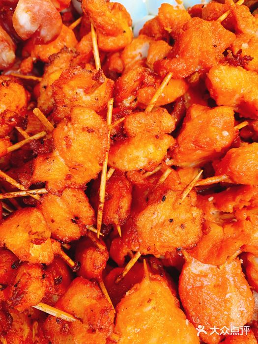 湘香乡长沙臭豆腐牙签肉图片