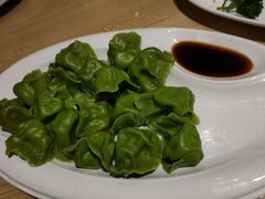 菠菜汁莲藕水饺-随喜赞素食餐厅(亦庄店)