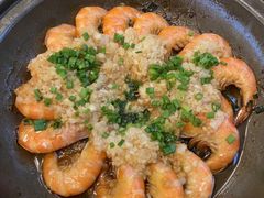 铁板鲜明虾-小厨娘淮扬菜(六合欢乐港店)