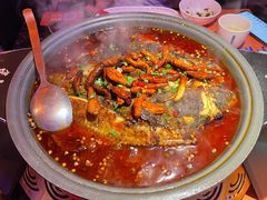 重庆火锅味清江鱼-鱼上·烤鱼(万象城店)