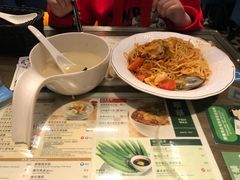 芦笋海鲜意面-翠华餐厅