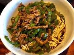 青椒肉丝盖浇面-花园茶楼(兴城西路店)