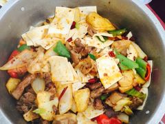 -炕锅羊肉土火锅面片大王