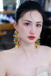 点击看大图 -荷玛高端新娘跟妆团队·彩妆培训