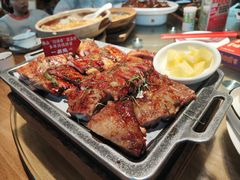 荔枝柴烧排骨-一品烧农庄·佛山本地特色菜