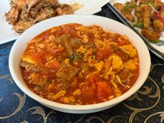 番茄牛肉滑蛋-晓平饭店(嘉善路店)