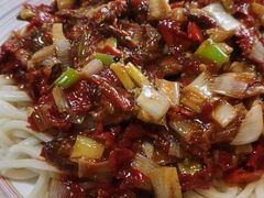 -歹歹的加个面过油肉拌面