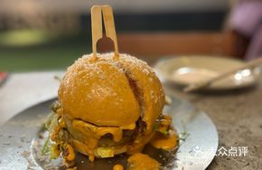 Signature Cheese Cascade Handcrafted Beef Burger