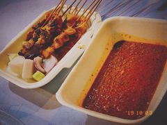 沙爹鸡肉串-明记烧鱼美味店