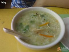 香菇鸡丝粥￥5.00-孟记粥铺·家常菜·烧烤·粥(亚运村店)