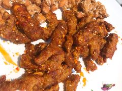 琥珀牛肉-将相和·海鲜蒸饺大连菜