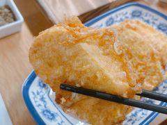 鸡蛋炸馒头片-大槐树烤肉馆