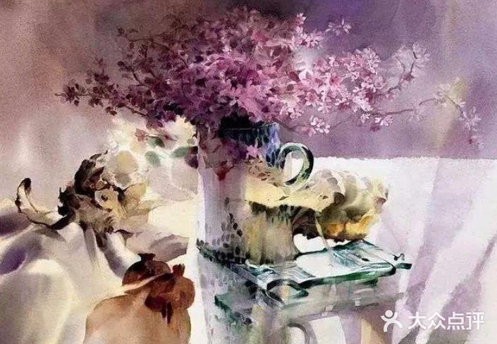 [亲亲]艺术感极强的水彩画，传神又引人遐想[礼花]