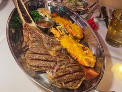 炭扒谷饲战斧牛排拼焗小青龙-Kathleen's Waitan 凯圣琳江景西餐厅(外滩店)