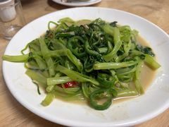 椒丝腐乳炒通菜-罗记家常菜(鸿景花园店)