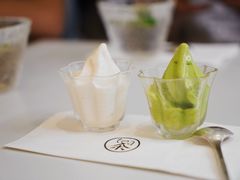 茉莉花冰淇淋-茶是一枝花泡茶店