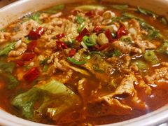 水煮肉片-吉事利茶餐厅