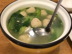 小白菜汆丸子-小土豆北方菜馆(方庄店)