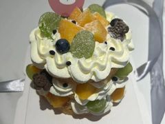-芒果与甜纯动物奶油蛋糕&甜品台定制