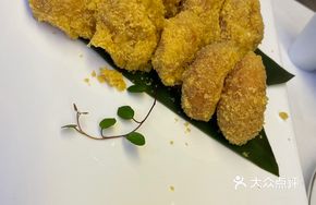 Egg Yolk and Mustard Shrimp