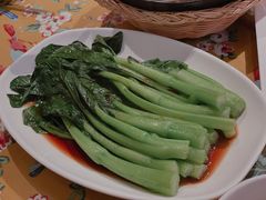 白灼菜心-芳姨广东砂锅粥(张庄路店)