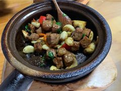 爆啫雪花牛肉粒-旺爷砂锅·茶作(国贸店)