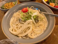 奶油杂菇培根意面-Retro Deli 茶泡饭