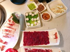 鹌鹑蛋-左庭右院鲜牛肉火锅(浦江欢乐颂店)