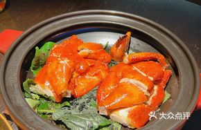 Crispy Fried Chicken with Golden Sauce