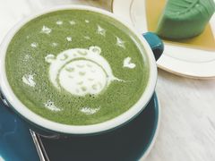抹茶拿铁-莫奈花园法式蛋糕
