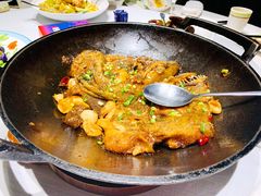开海锅烧碟鱼头-开海·红岛海鲜虾水饺(石老人店)