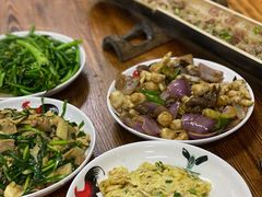 炒鸡蛋-香竹农庄•传统竹筒饭(十年店)