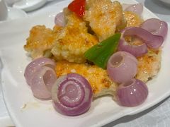 虾仁菜花-弘雅饭店