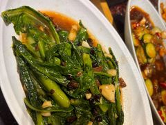蒜蓉菜心-潮十三潮汕砂锅粥(高新四路大都荟店)