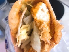 -小红车炸蛋葱油饼