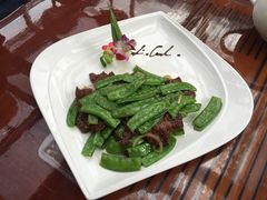 荷兰豆牛肉-悦真雅院·四合院·清真私房菜(雍和宫店)