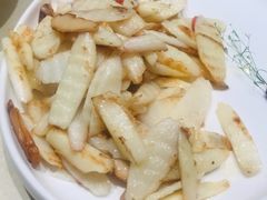 山药炒松茸-将相和·海鲜蒸饺大连菜