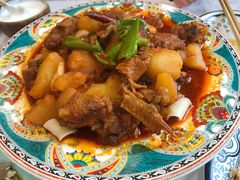 新疆沙湾大盘鸡-巴依老爷新疆美食(清华东门店)