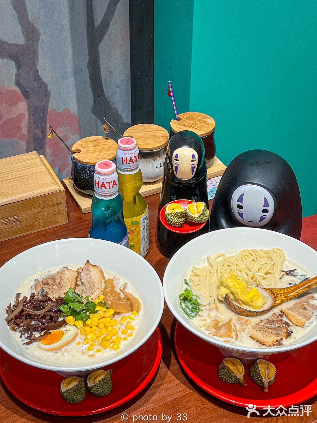大连也能吃到榴莲拉面了!还能看到巨熊北北!!