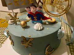 -咖咖熊蛋糕定制·英国蓝风车动物性淡奶油