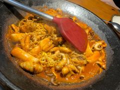 八爪鱼微辣-红辣椒八爪鱼特色韩国料理