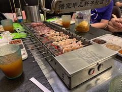 -長壹旋转烤吧 农家鸡火锅