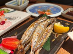 盐烤多春鱼-水之惠鲜鱼料理(王府大街店)