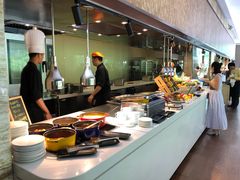 自助取餐区-威珀斯酒店·珀萃美食餐厅 | 海鲜刺身·现烤生蚝·特色烤肉