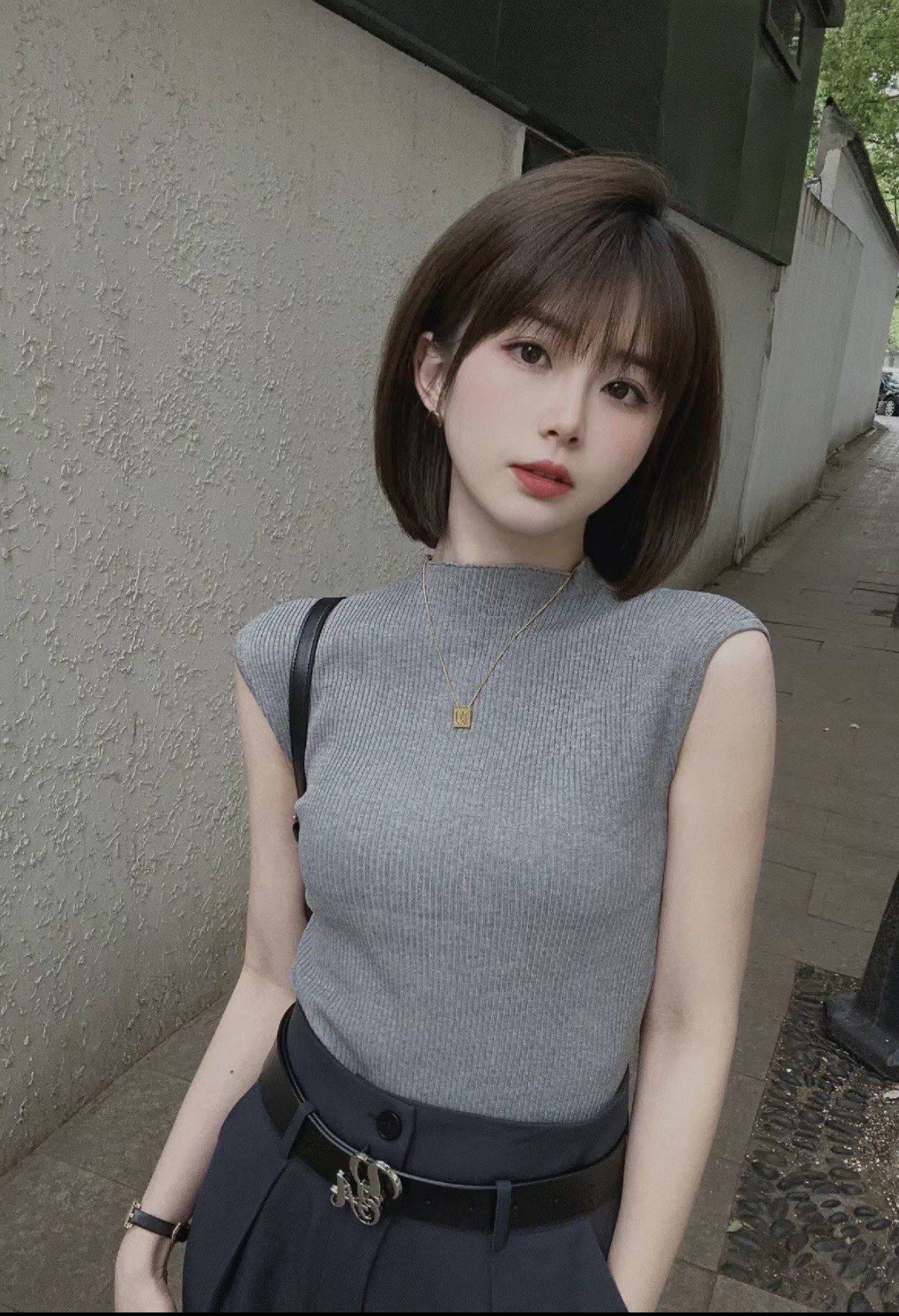 甜美短发短发一刀切